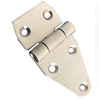 Description: Strap Hinge 
Material: Stainless Steel
Finish: Polished
