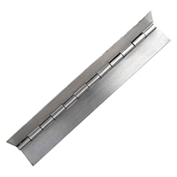 Description: Aluminum Piano Hinge – Continuous Hinge
Material: Aluminum 
Size: 72”
