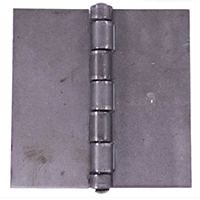 Description: 6" x 6" Steel Butt Hinge 
Material: Steel  
Size: 6" x 6"
