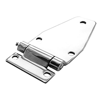 Description: Strap Hinge 
Material: Steel  
Finish: Zinc  
