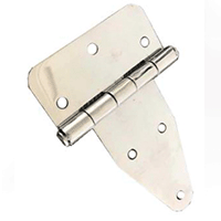 Description: Strap Hinge 
Material: Steel  
Finish: Zinc  
