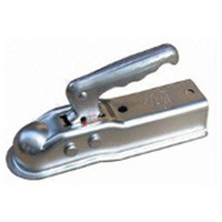 Name:European Coupler
Ball Size: 50MM
Channel: 50MM
Capacity: 3500LBS
Finish: Zinc