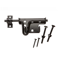 Description: Weldable Slide Bolt Latch
Material: Steel
Finish: Power Coated  
