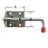 Description: Spring Latch
Material: Steel  
Finish: Zinc 
