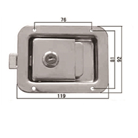 Description: Paddle Lock
Material: Stainless steel 
