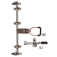 Description: Compression Lock
Material: Steel / Stainless steel  
Finish: Zinc / Polish
