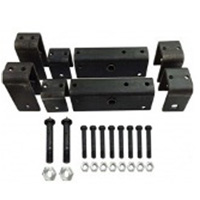 Name:Hanger Kits
4Adjustment holes
3''Inside dimension
2'' Hole centers
Finish: Black, Oil
Materials: Q235
Capacity: 13000Lbs
Thickness: 6.5MM
Weight: 1.60KGS